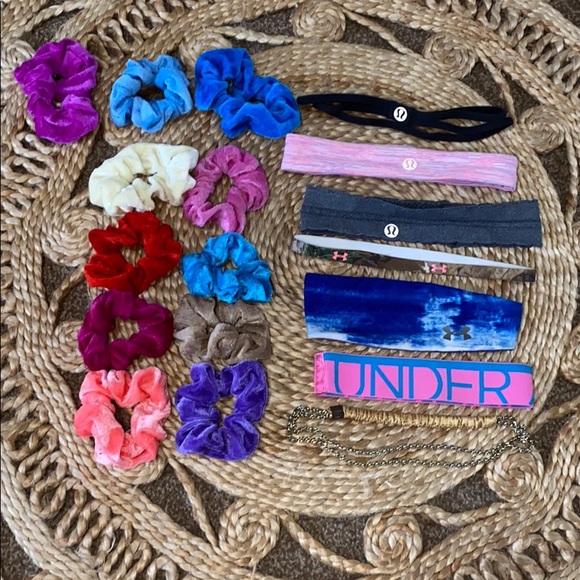 lululemon athletica Accessories - lululemon/ under armour/ uo scrunchies & headbands